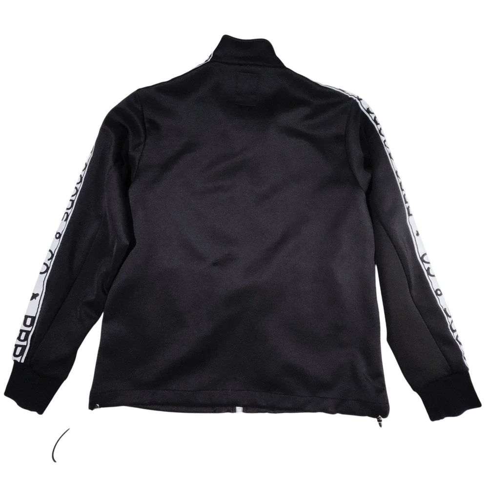 PRPS Goods &‎ Co Mens Black Logo Tape Full Zip Track Jacket E95JT500 Large